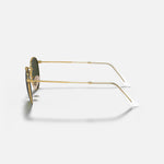 RAY-BAN Round Metal Sunglasses in Arista Gold