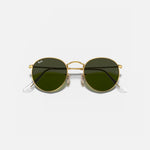 RAY-BAN Round Metal Sunglasses in Arista Gold