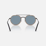 RAY-BAN RB3765 Sunglasses in Black Blue Lenses