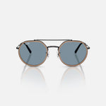 RAY-BAN RB3765 Sunglasses in Black Blue Lenses