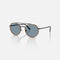 RAY-BAN RB3765 Sunglasses in Black Blue Lenses