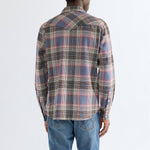 WRANGLER Western Check Shirt in Soft Brown