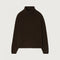 AMERICAN VINTAGE Ouity Crew Neck Jumper in Chocolate Melange