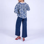 NEW DAY ORIGINALS Muse Reversible Cotton Jacket in Indigo