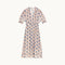 M.A.B.E Aster Print & Embroidered Midi Dress in Multi