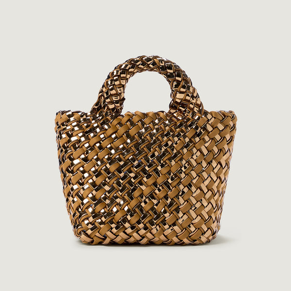 NAGHEDI St Barths Petit Metallic Tote in Firenze