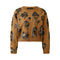 OUI Sequin Embellished Jumper in Camel