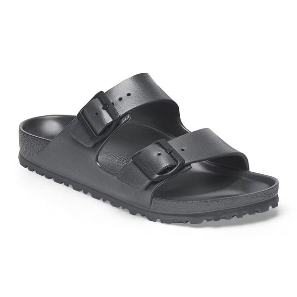 BIRKENSTOCK Arizona EVA Sandals in Metallic Anthracite