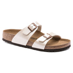 BIRKENSTOCK Sydney Birko-Flor Sandals in Graceful Pearl White