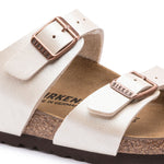 BIRKENSTOCK Sydney Birko-Flor Sandals in Graceful Pearl White