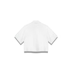 MILLA Short Sleeve Linen Shirt in White