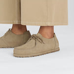 BIRKENSTOCK Utti Lace LEVE Shoes in Gray Taupe