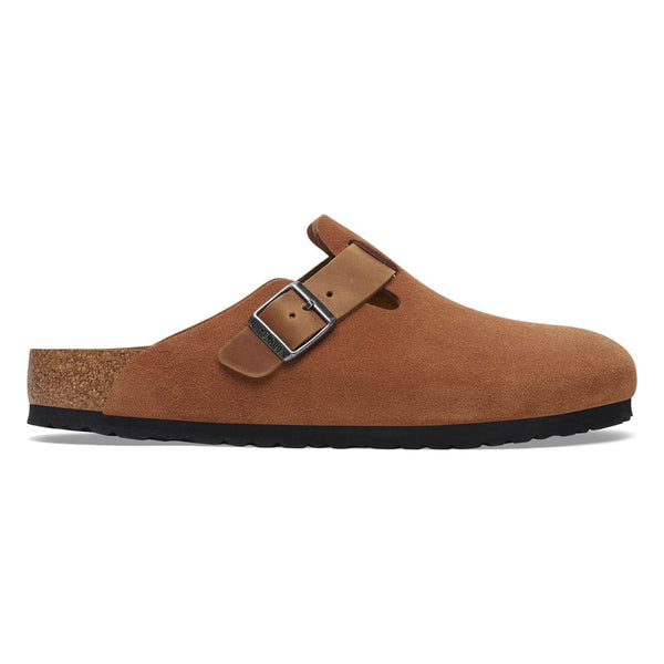 BIRKENSTOCK Boston LEVE/LEOI Sandals in Cognac