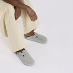 BIRKENSTOCK Boston LEVE Sandals in Pure Sage