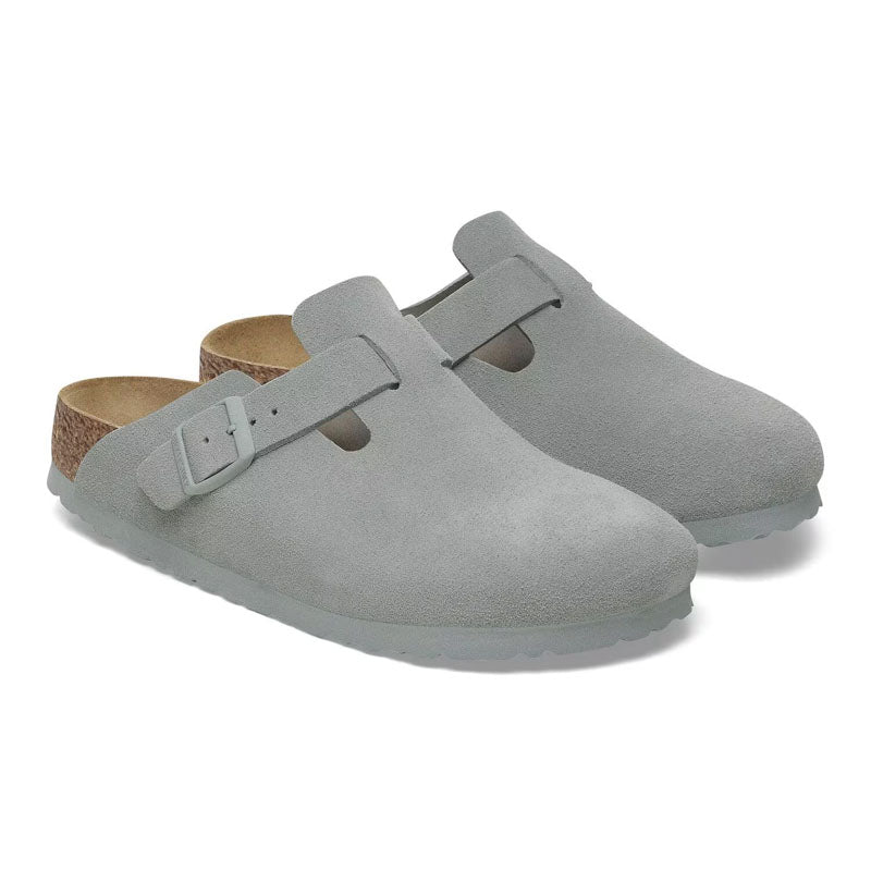 BIRKENSTOCK Boston LEVE Sandals in Pure Sage