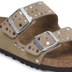 BIRKENSTOCK Arizona Rivet LEVE Sandals in Taupe