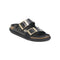 BIRKENSTOCK Arizona Droplet Buckle Sandals in High Shine Black