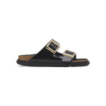 BIRKENSTOCK Arizona Droplet Buckle Sandals in High Shine Black