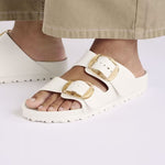 BIRKENSTOCK Arizona Big Buckle EVA Sandals in Eggshell