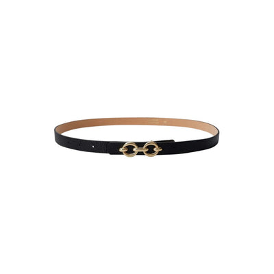 BLACK COLOUR Lotus Belt in Black