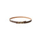 BLACK COLOUR Lotus Belt in Leopard