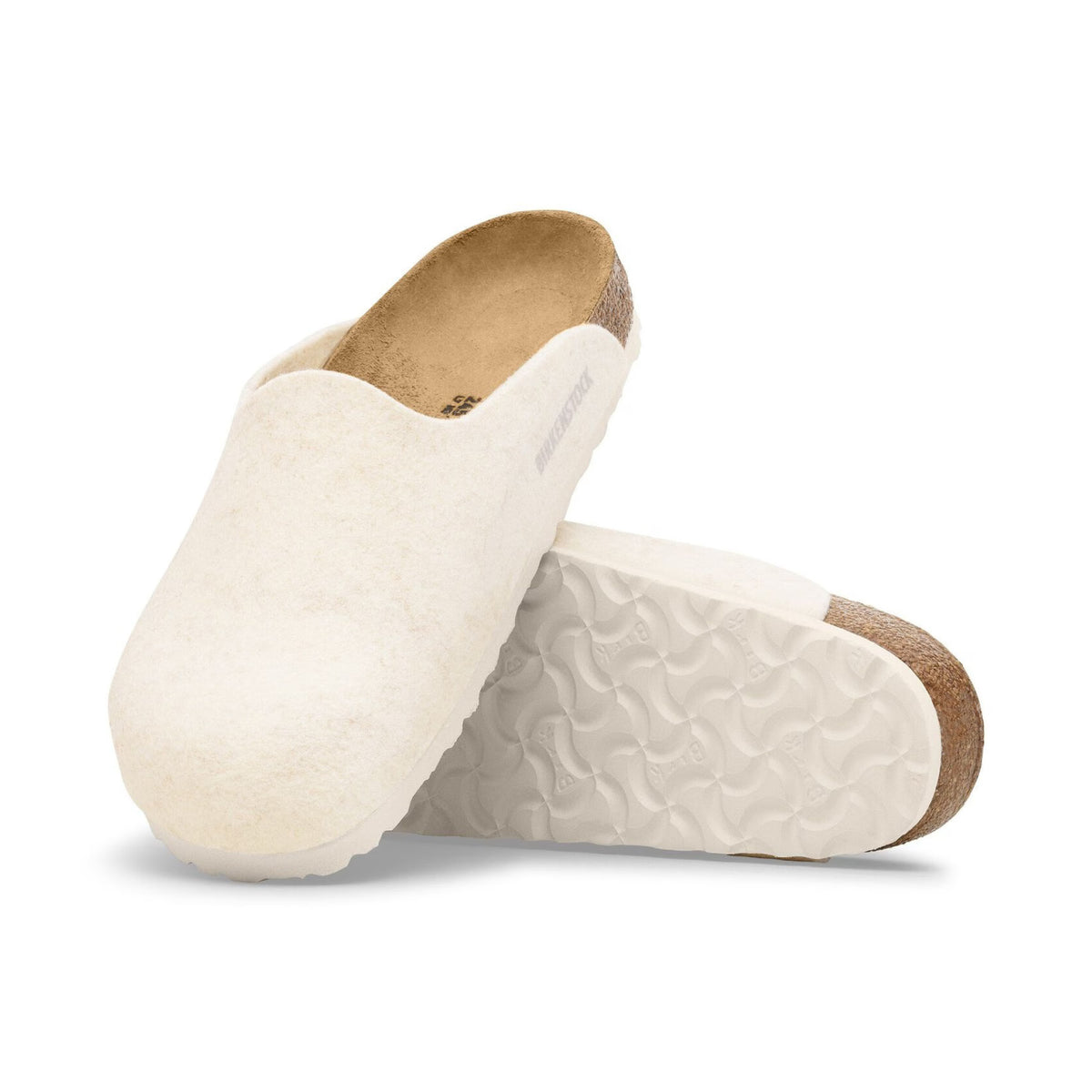 BIRKENSTOCK Amsterdam Home Shoe in Eggshell