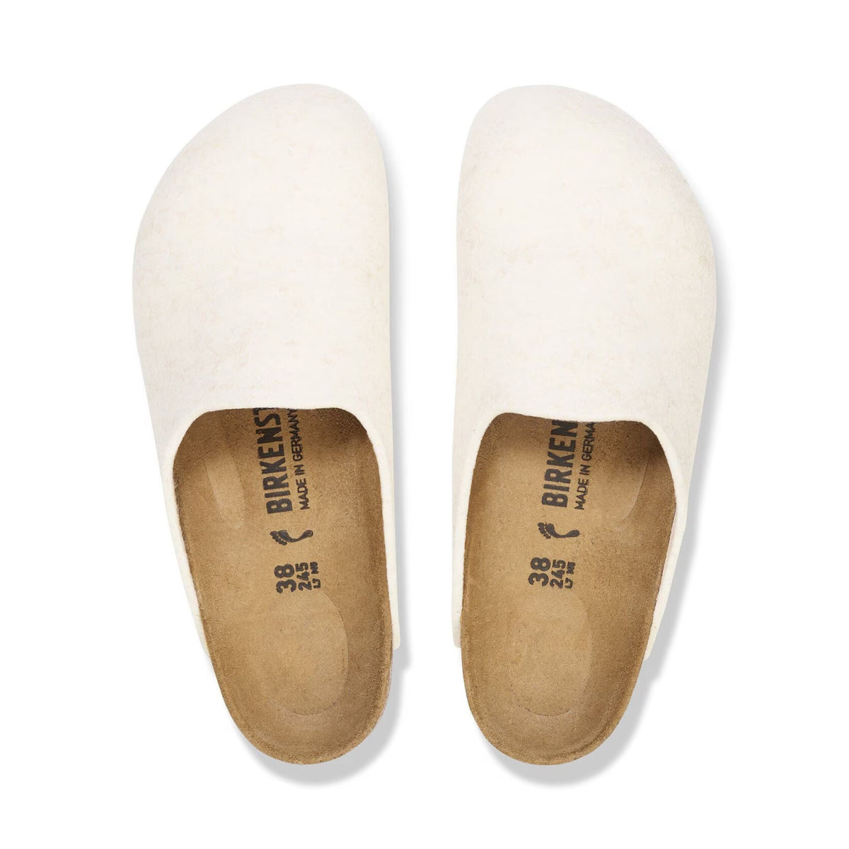 BIRKENSTOCK Amsterdam Home Shoe in Eggshell