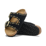 BIRKENSTOCK Arizona Suede Rivet in Black