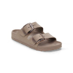 BIRKENSTOCK Arizona Big Buckle EVA Sandals in Grey Taupe