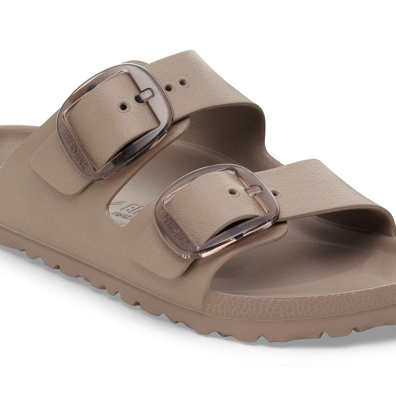 BIRKENSTOCK Arizona Big Buckle EVA Sandals in Grey Taupe