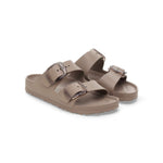 BIRKENSTOCK Arizona Big Buckle EVA Sandals in Grey Taupe