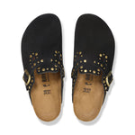 BIRKENSTOCK Boston Suede Rivet in Black