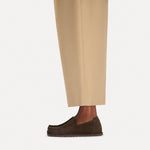 BIRKENSTOCK Utti Slip On Suede Leather Shoes in Carafe