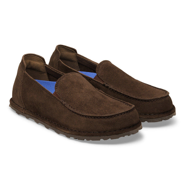 BIRKENSTOCK Utti Slip On Suede Leather Shoes in Carafe