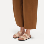 BIRKENSTOCK Arizona Birko-Flor Sandals in Triples New Beige/Pink Clay