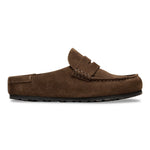 BIRKENSTOCK Naples Wrapped Suede Leather Shoes in Carafe