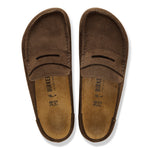 BIRKENSTOCK Naples Wrapped Suede Leather Shoes in Carafe