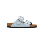 BIRKENSTOCK Arizona Big Buckle Nubuck Leather Sandals in Baby Blue