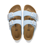 BIRKENSTOCK Arizona Big Buckle Nubuck Leather Sandals in Baby Blue