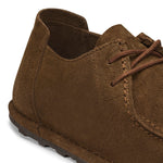 BIRKENSTOCK Utti Lace Suede Leather Shoes in Carafe