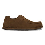 BIRKENSTOCK Utti Lace Suede Leather Shoes in Carafe