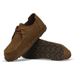 BIRKENSTOCK Utti Lace Suede Leather Shoes in Carafe