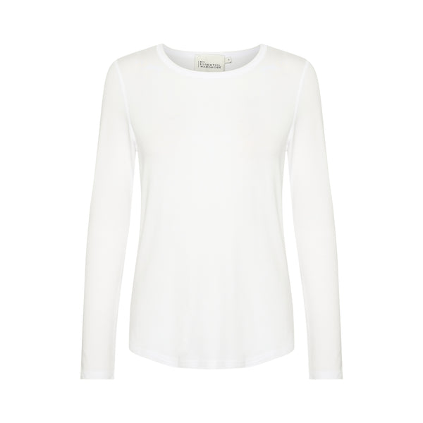 MY ESSENTIAL WARDROBE The Modal Blouse in Bright White