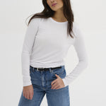 MY ESSENTIAL WARDROBE The Modal Blouse in Bright White