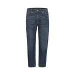 MY ESSENTIAL WARDROBE The Mommy High Tapered in Dark Blue