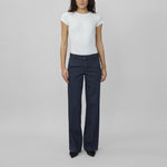 MY ESSENTIAL WARDROBE The Lara 115 Pant in Dark Blue