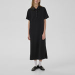 MY ESSENTIAL WARDROBE MWHelle Polo Long Dress in Black