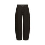 MY ESSENTIAL WARDROBE MWLance 188 High Barrel Leg Jeans in Dark Brown