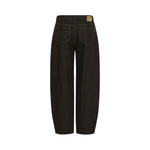MY ESSENTIAL WARDROBE MWLance 188 High Barrel Leg Jeans in Dark Brown