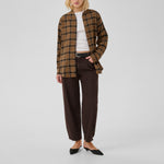 MY ESSENTIAL WARDROBE MWMateo Check Shirt in Bison Check